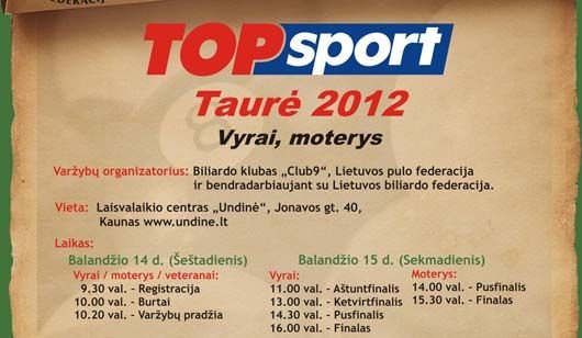 TopSport taurė 2012