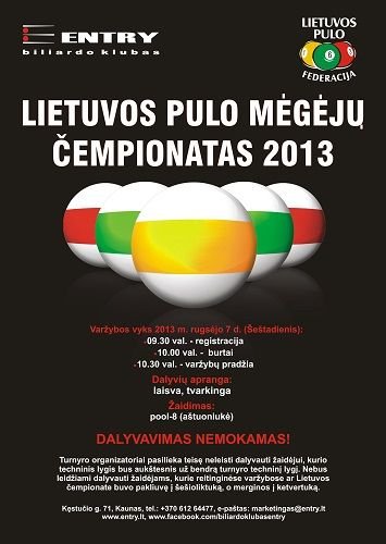 Lietuvos mėgejų čempionatas 2013