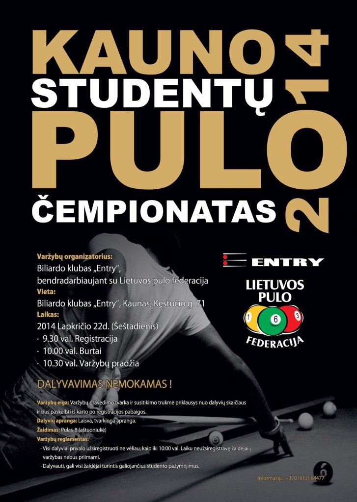 Lapkričio 22 dieną Kauno studentai rinksis į "Entry"