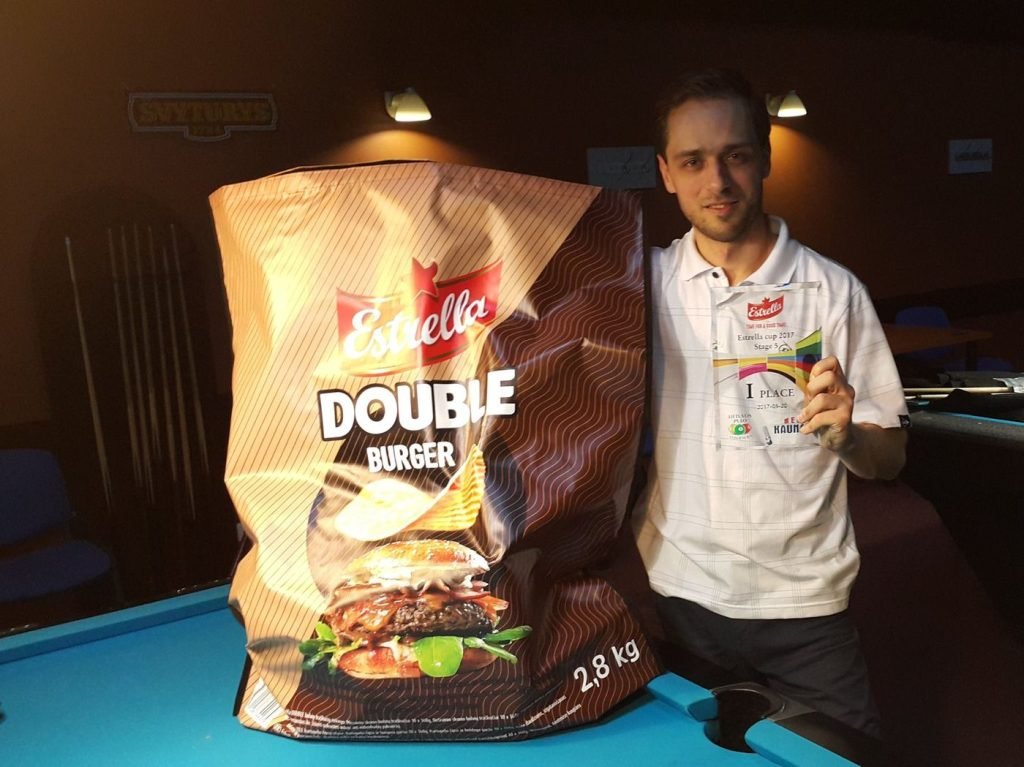 "ESTRELLA CUP 2017" 5 ETAPĄ LAIMĖJO MARIUS JOFĖ